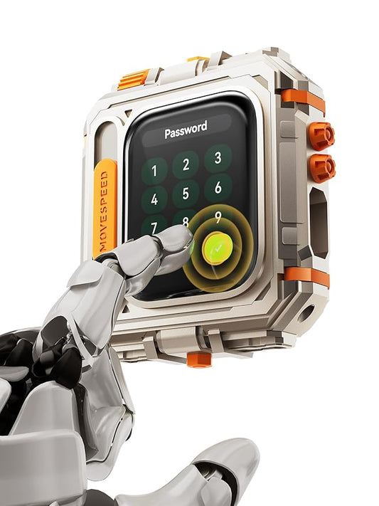 MOVE SPEED External Hard Drive with Touchscreen, Up to 10-Gbps Portable SSD, USB-C 3.2 Gen2, Compatible with iPhone, Windows, Mac & More (GD10, 1TB)